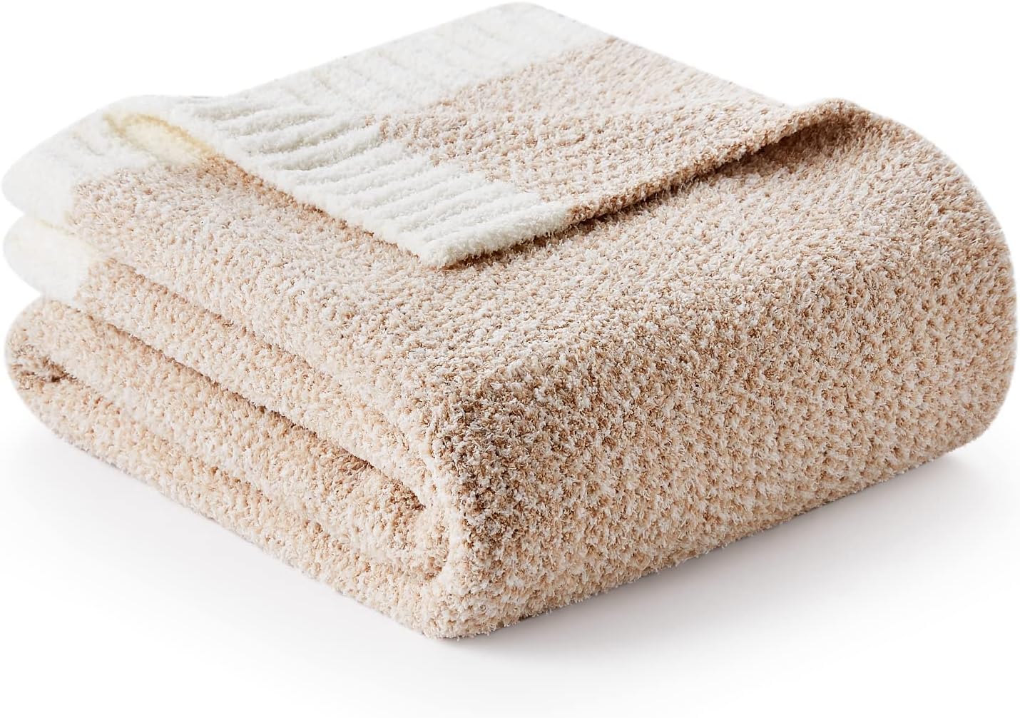 Snuggle Sac Buttery Grey Throw Blanket for Couch, Reversible Super Soft Warm Blankets Cozy Knit Fuzzy Plush Lightweight Throws for Sofa, Bed, Heather Grey, 50"x 60"