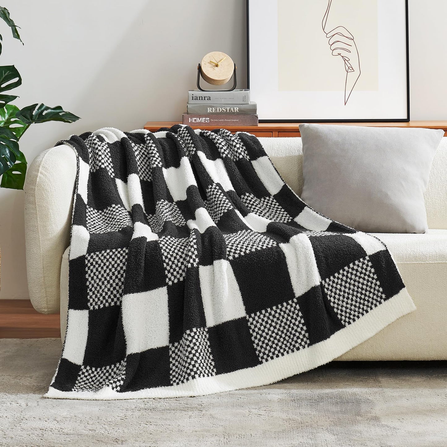 Snuggle Sac Ultra Soft, Warm Plush Blanket - Reversible Cheetah/Pink Leopard Throw, 50x60 inches