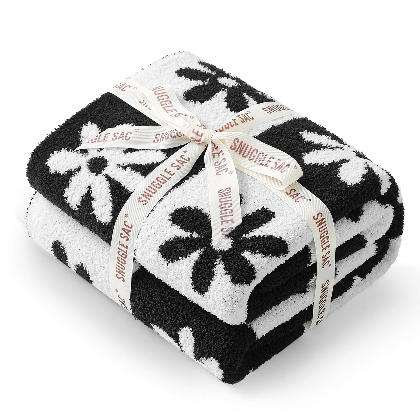Snuggle Sac Ultra Soft, Warm Plush Blanket - Reversible Cheetah/Pink Leopard Throw, 50x60 inches