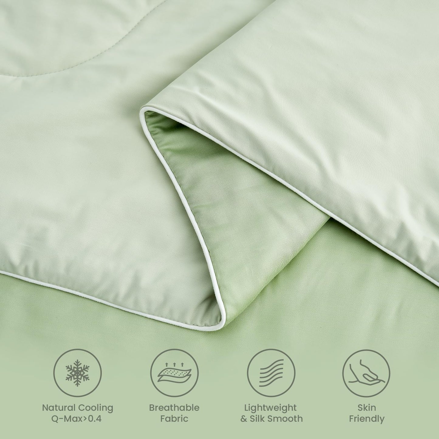 Snuggle Sac Cooling Comforter Twin Size, Breathable Cooling Blankets for Hot Sleepers and Night Sweats, Summer Comforters for Twin Size Bed, Soft Lightweight Blankets, 68x90 Inches, Dark Grey